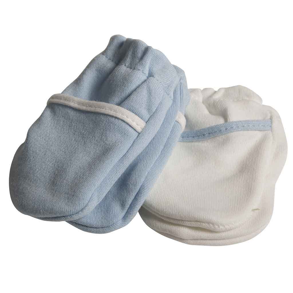 Guantes Azules De Bebé