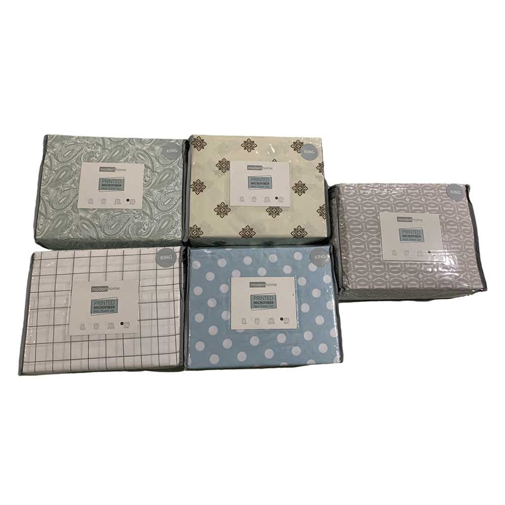 Juego De Sabanas Estampado King Surtidos
