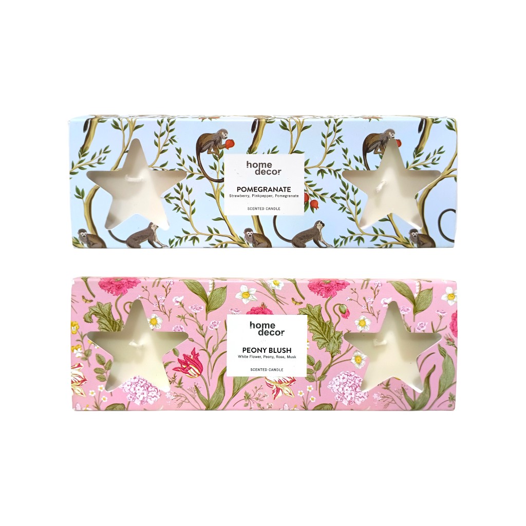 Set 3 Piezas De Vela Aromatica 22.5X8X3.5Cm