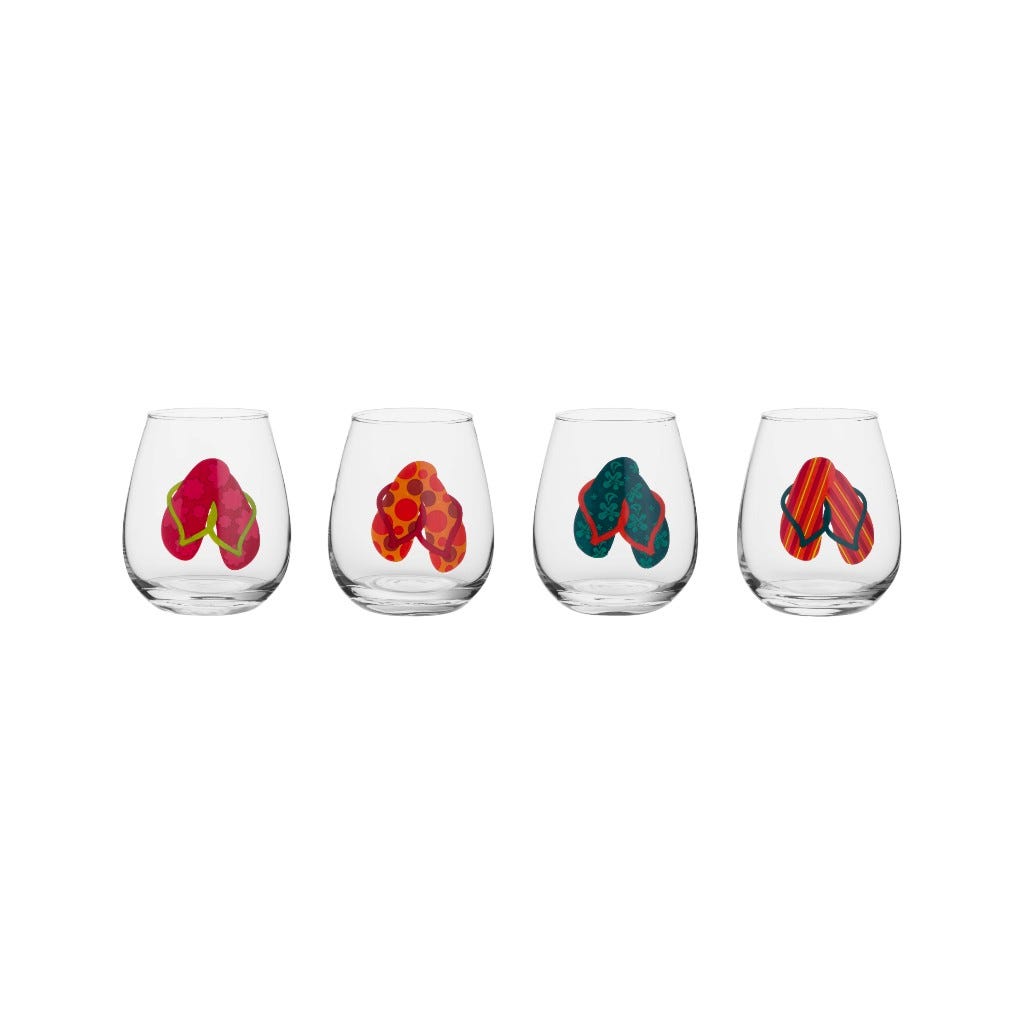 Set De 4 Piezas De Vasos