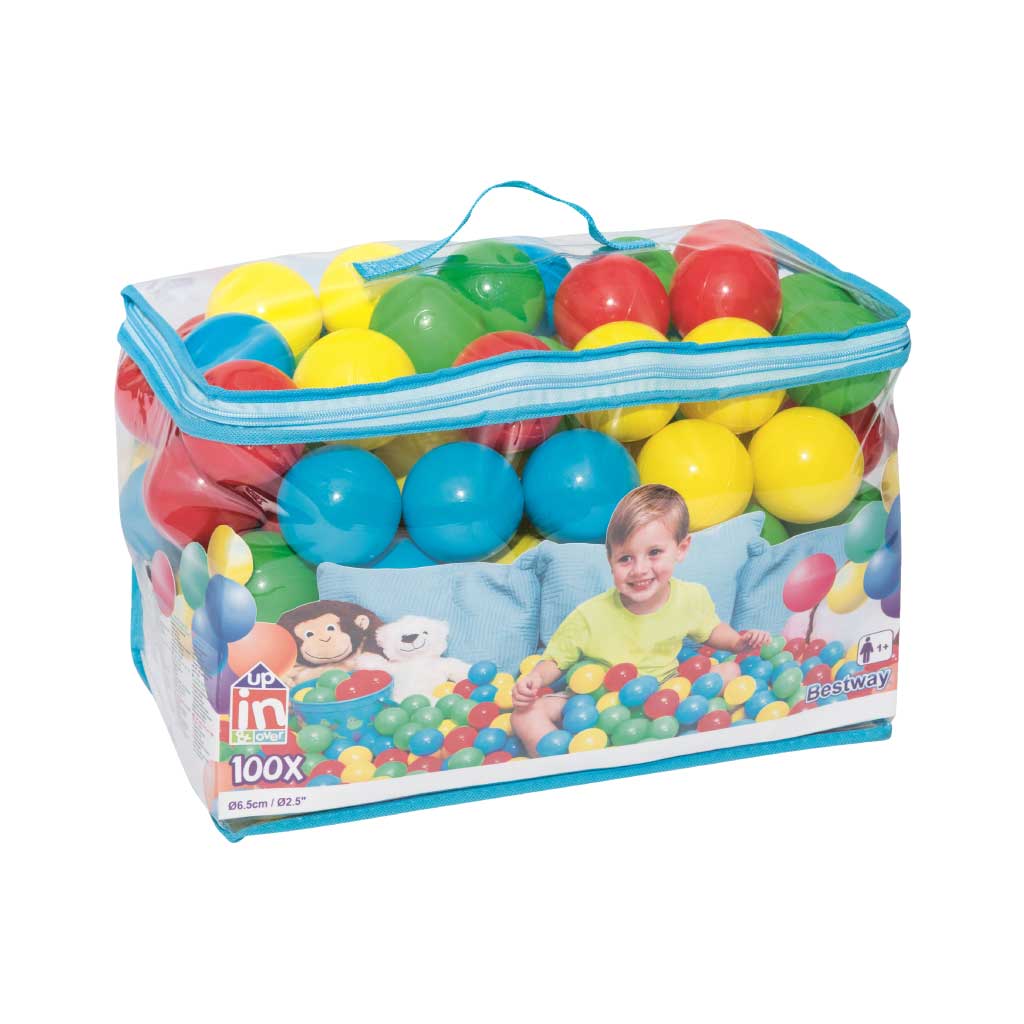 Set 100 pelotas colores bestway