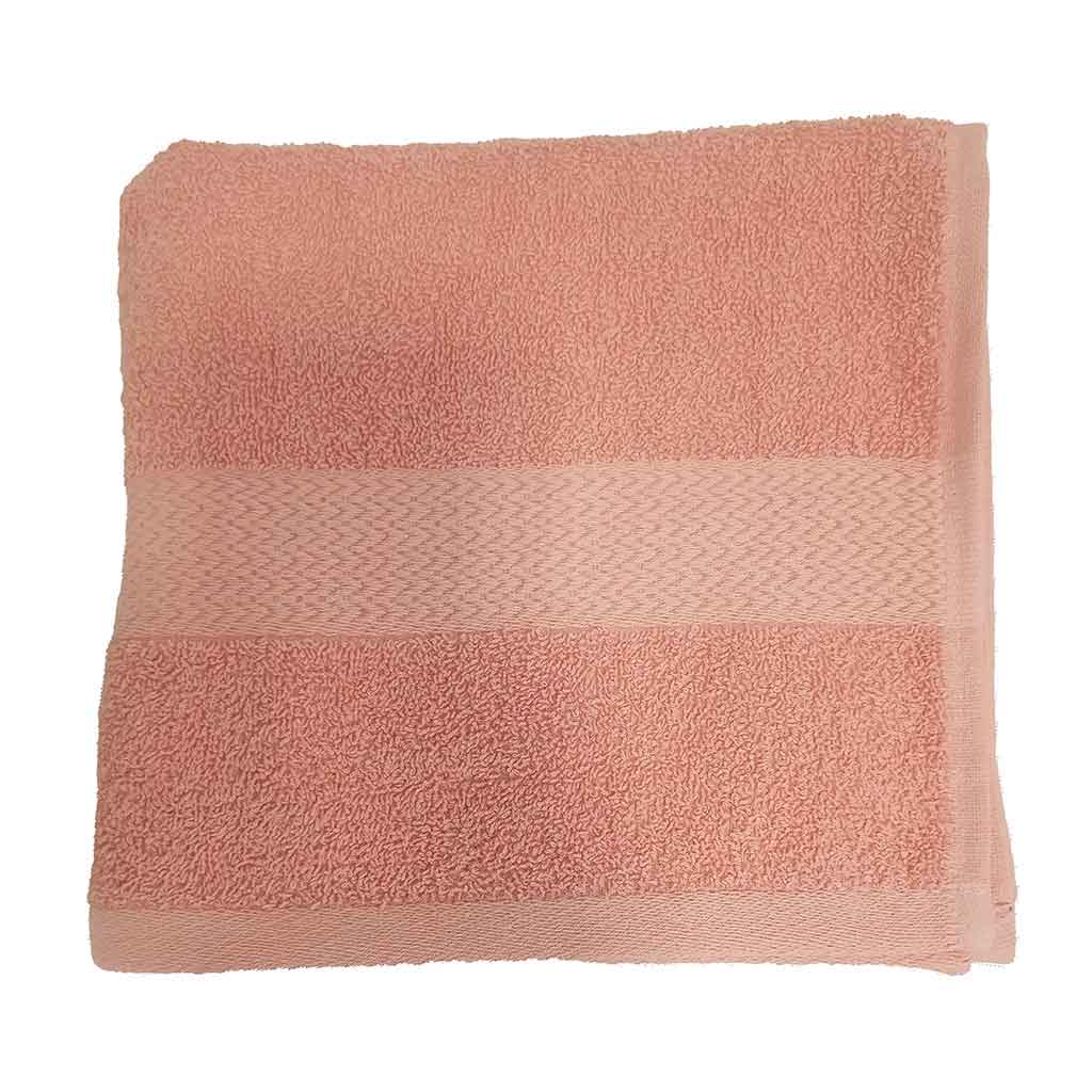 Toalla de baño color durazno 50X90CM