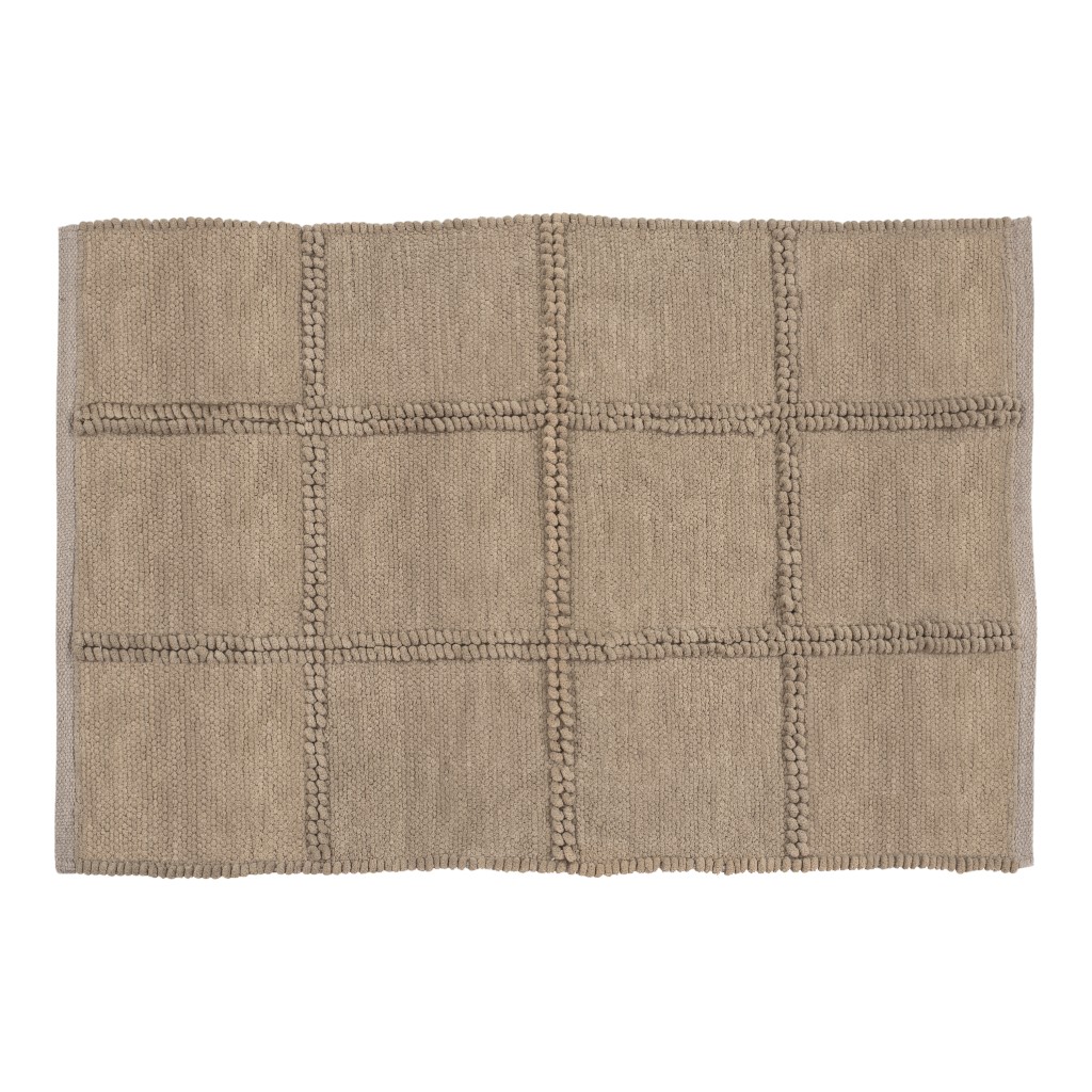 Alfombra Blanco Hueso 60X90Cm