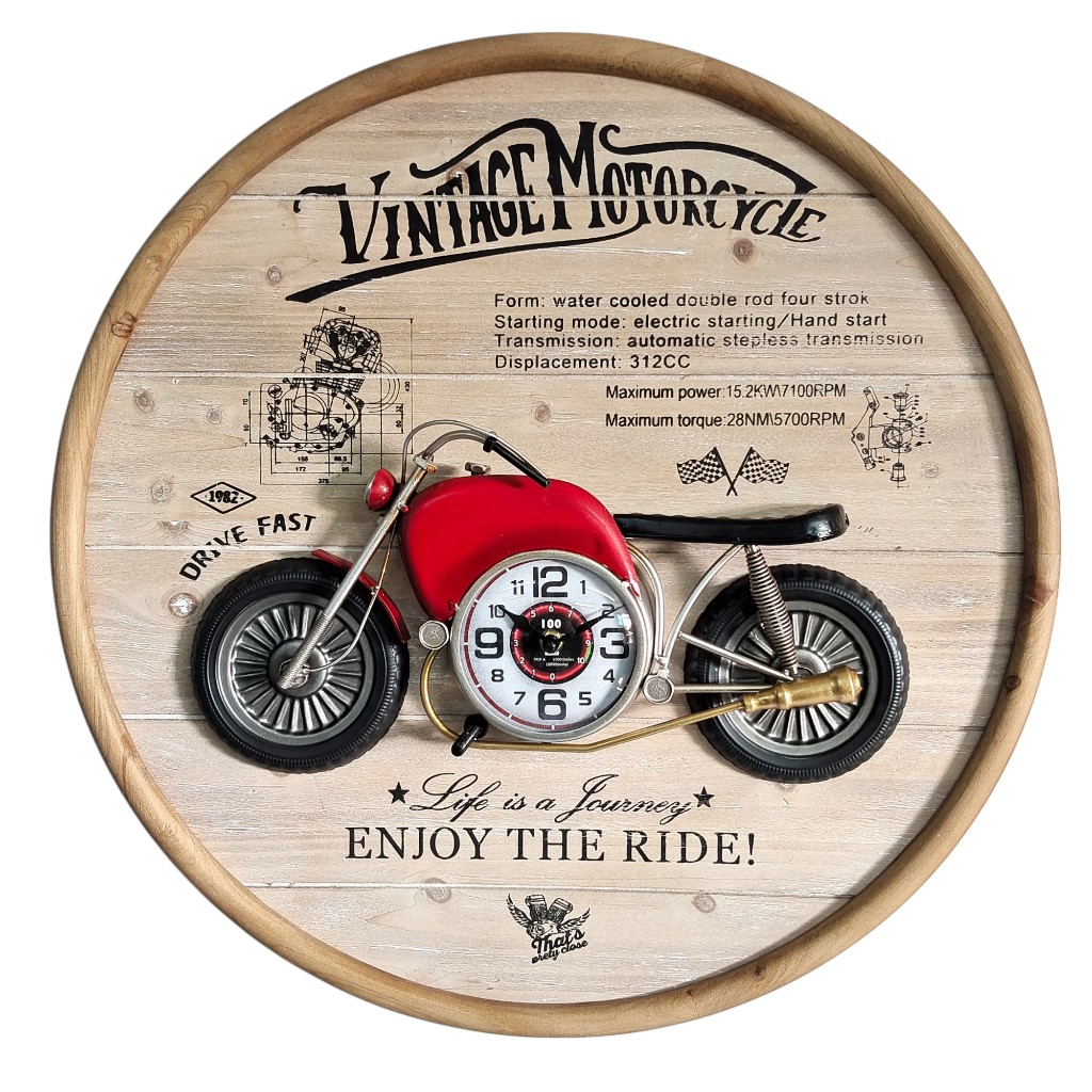 Reloj De Pared 58x7x58cm