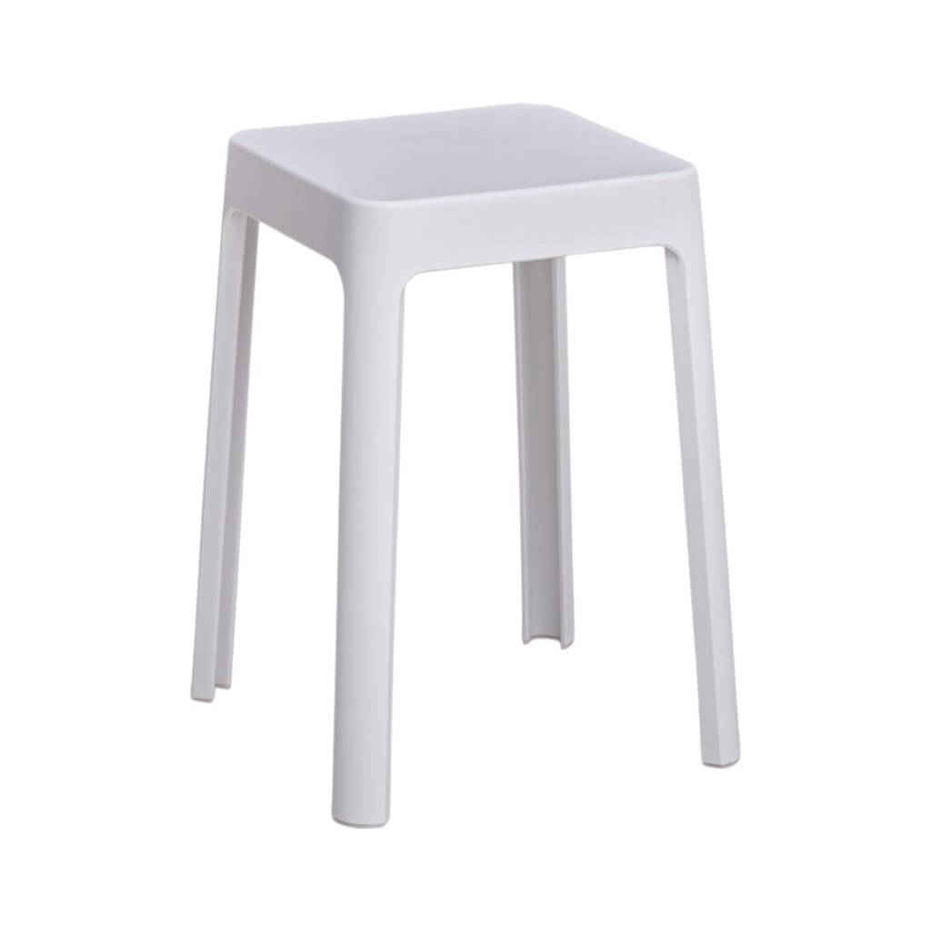 Spencer Taburete Blanco 28X28X45Cm