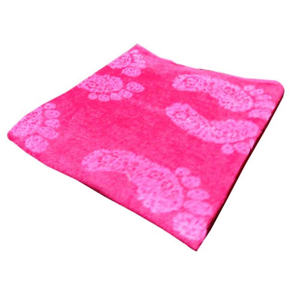 Toalla de playa dobbie estampado de pies rosado