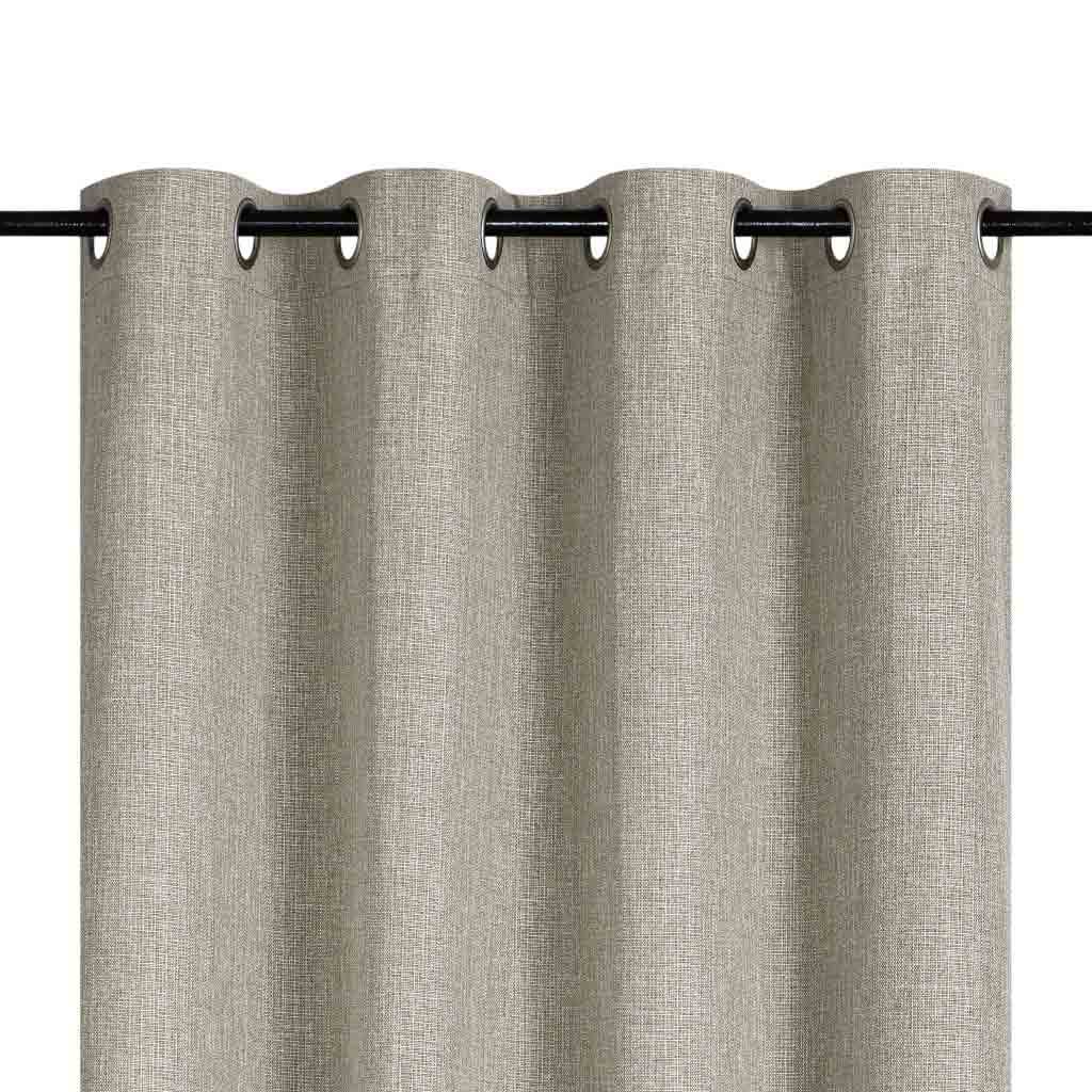 Cortina Blackout Con Ojales Beige 220X140Cm