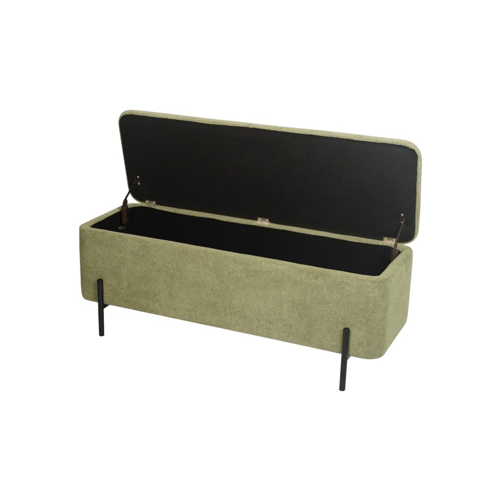 Banca Con Almacenaje Magenta Verde 108x40x42cm