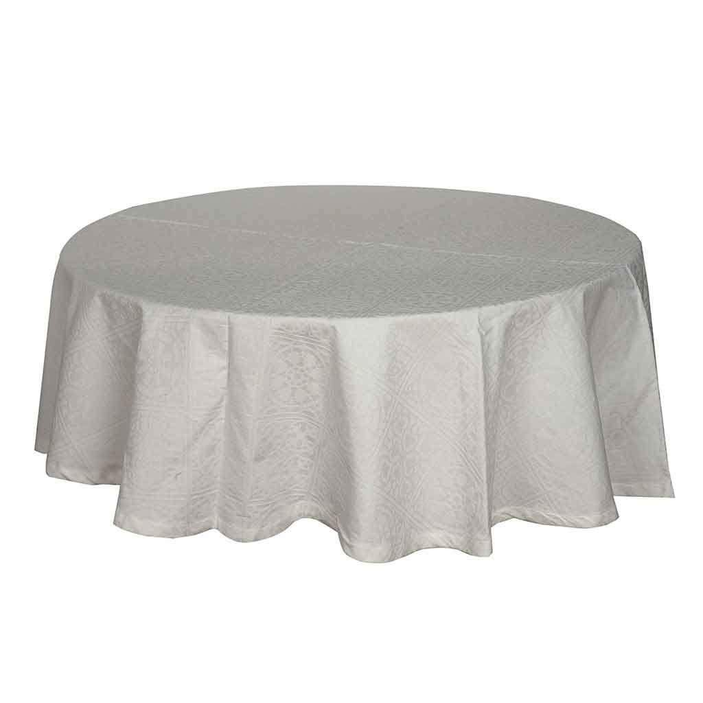 Mantel Redondo Crema 230cm