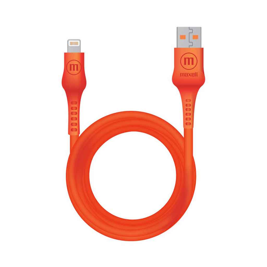 CABLE LIGHTING TO USB JELLEEZ NARANJA MAXELL