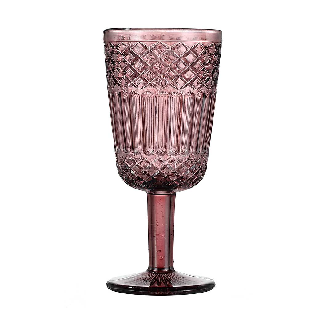 Copa De Vino Color Borgoña 300Ml/10Oz