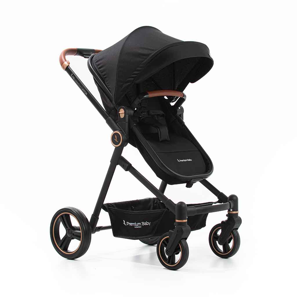 Coche Travel System Negro Aston Premium Baby