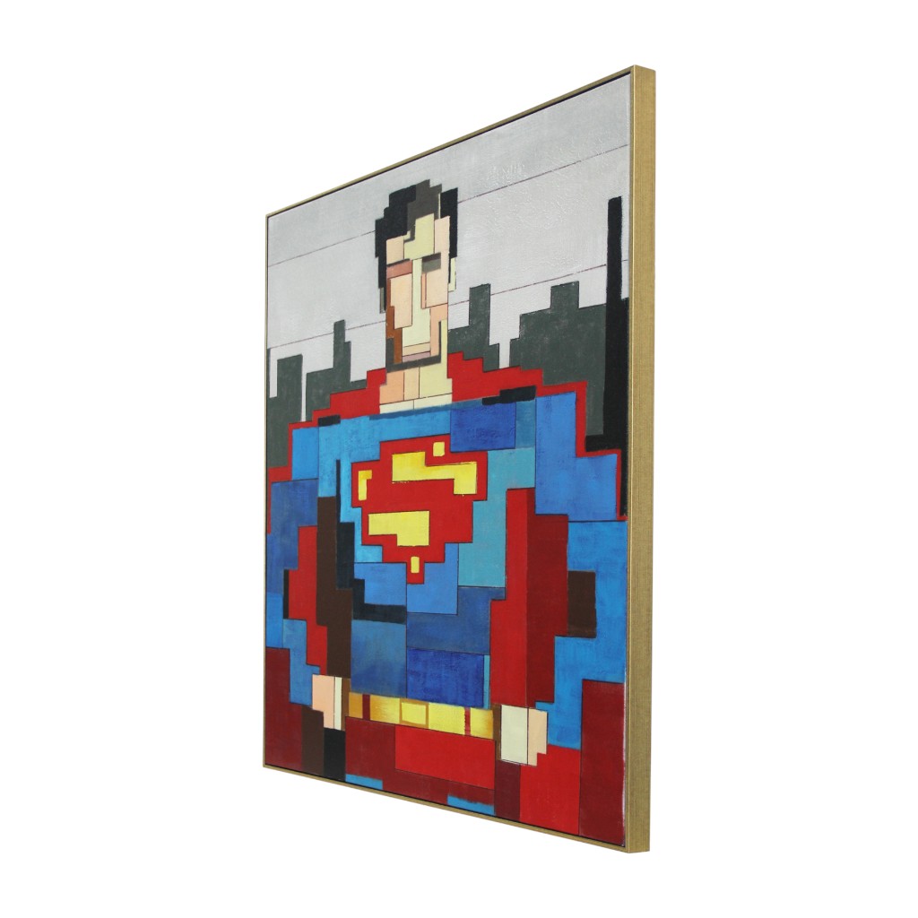 Cuadro Decoratio De Superman 80X100X3Cm