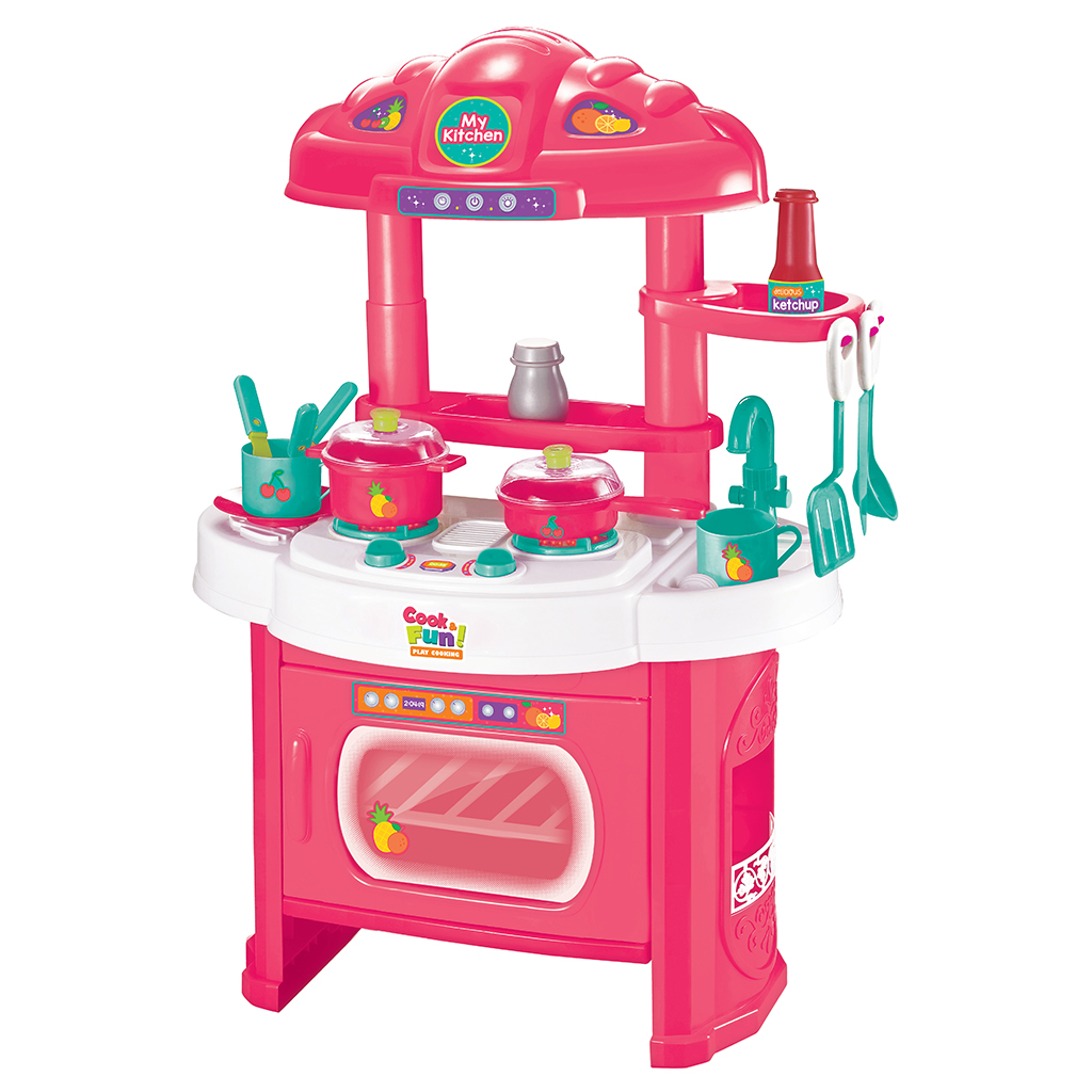 Juego De Cocina Con Luces Y Sonidos 28 Piezas