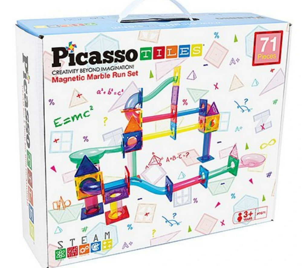 Bloques De Construcción Magnéticos 71Pc Marble Run Picasso Tiles