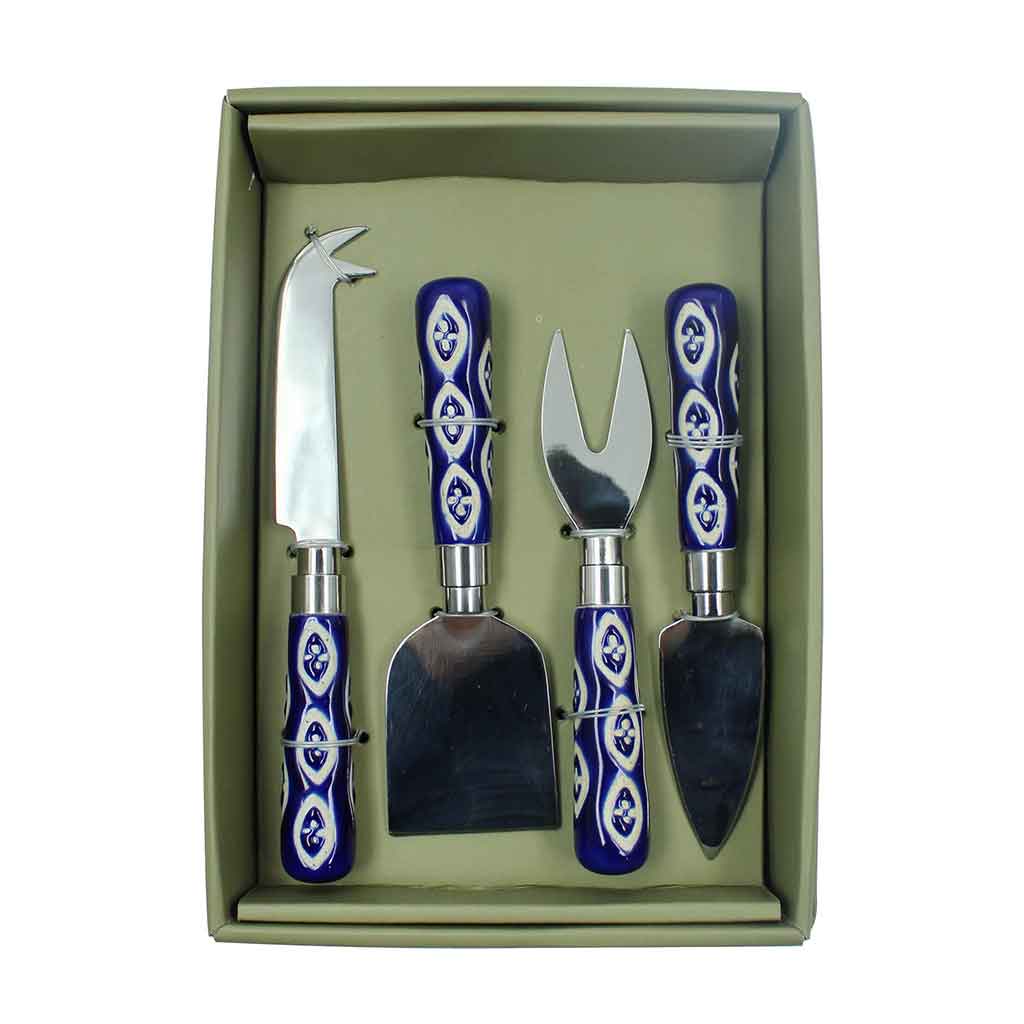 Set 4 Pcs De Cuchillos Para Quesos 17.5X4.5X1Cm