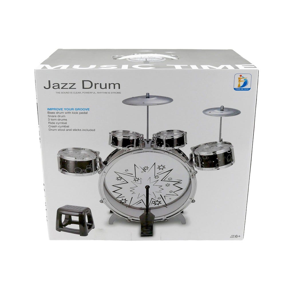 Set Grande Tambor De Jazz 40X21X40Cm