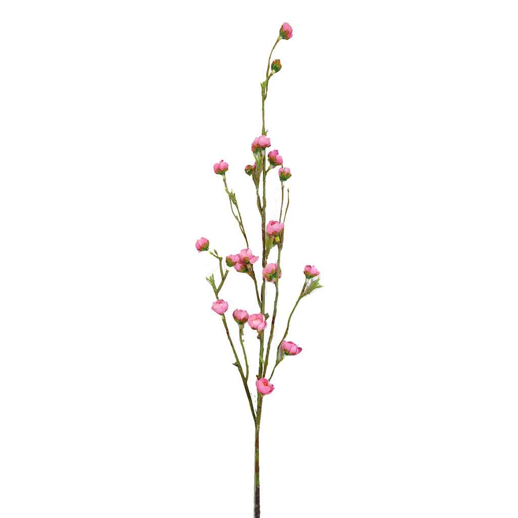 Flor Artificial Blossom Spray Rosada 89Cm