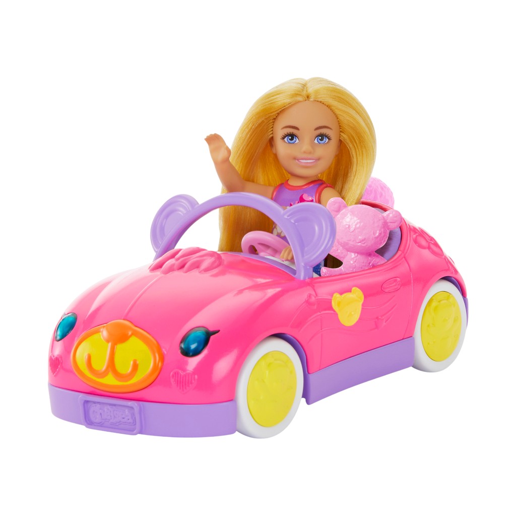 Barbie Set Chelsea Muñeca Y Auto Osito