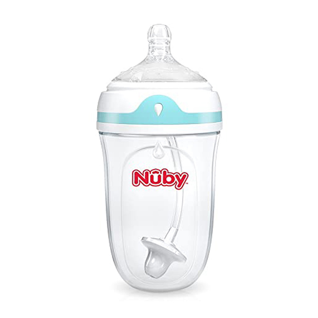 BIBERÓN SILICON FLUJO MEDIO COMFORT 250ML NUBY