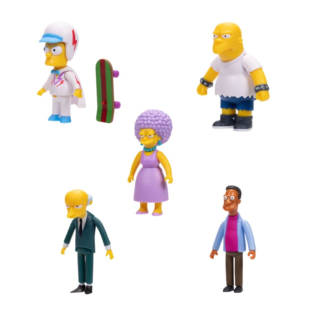 Figuras Coleccionables De Los Simpsons 2.5" Surtidos