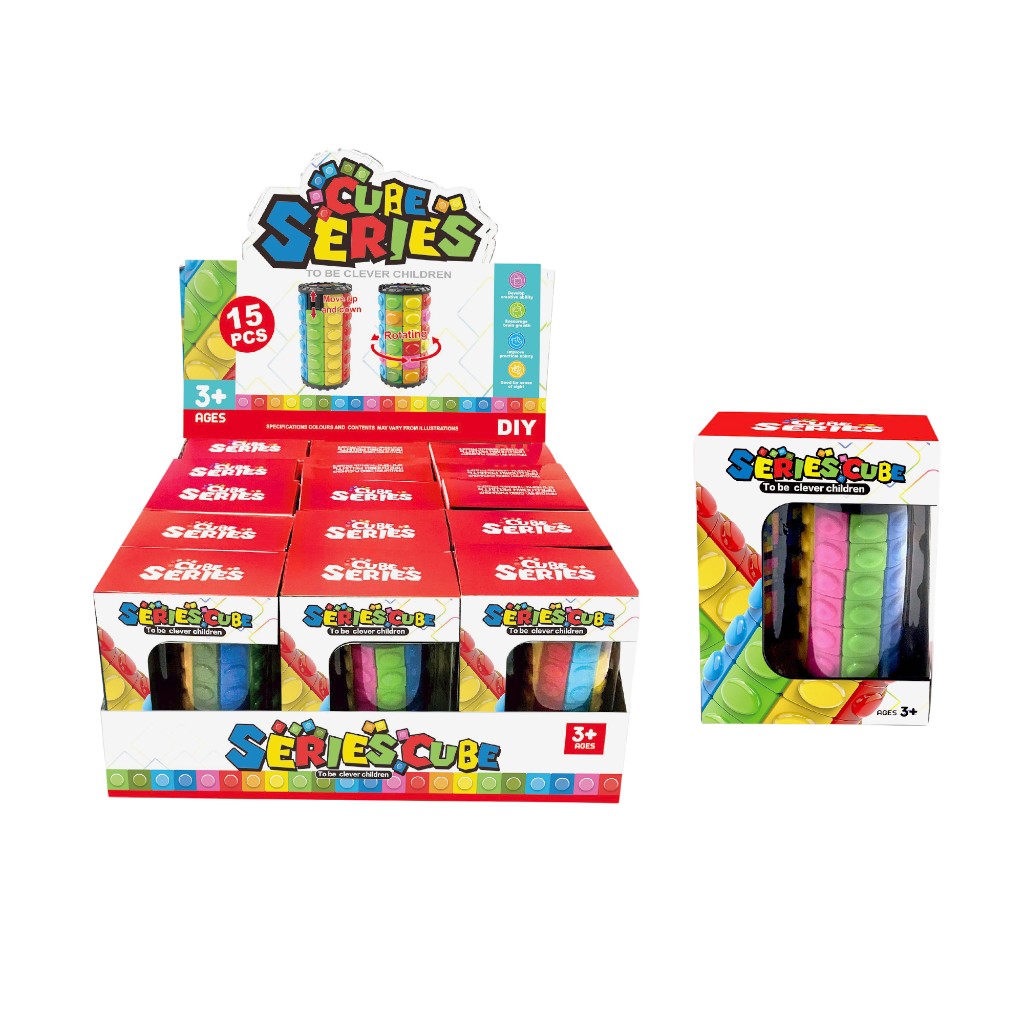 Cilindro Educativo Multicolor Series Cube