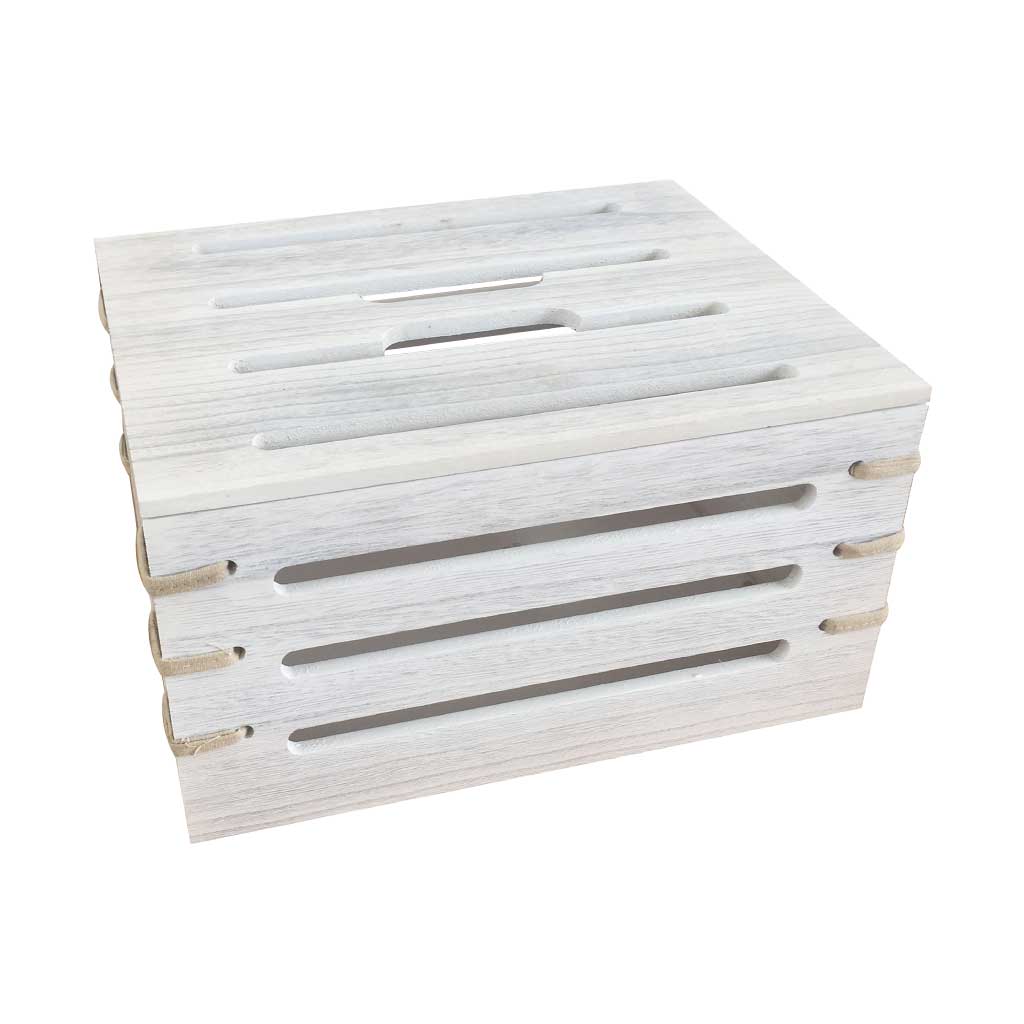 Cesta Blanca con Tapa