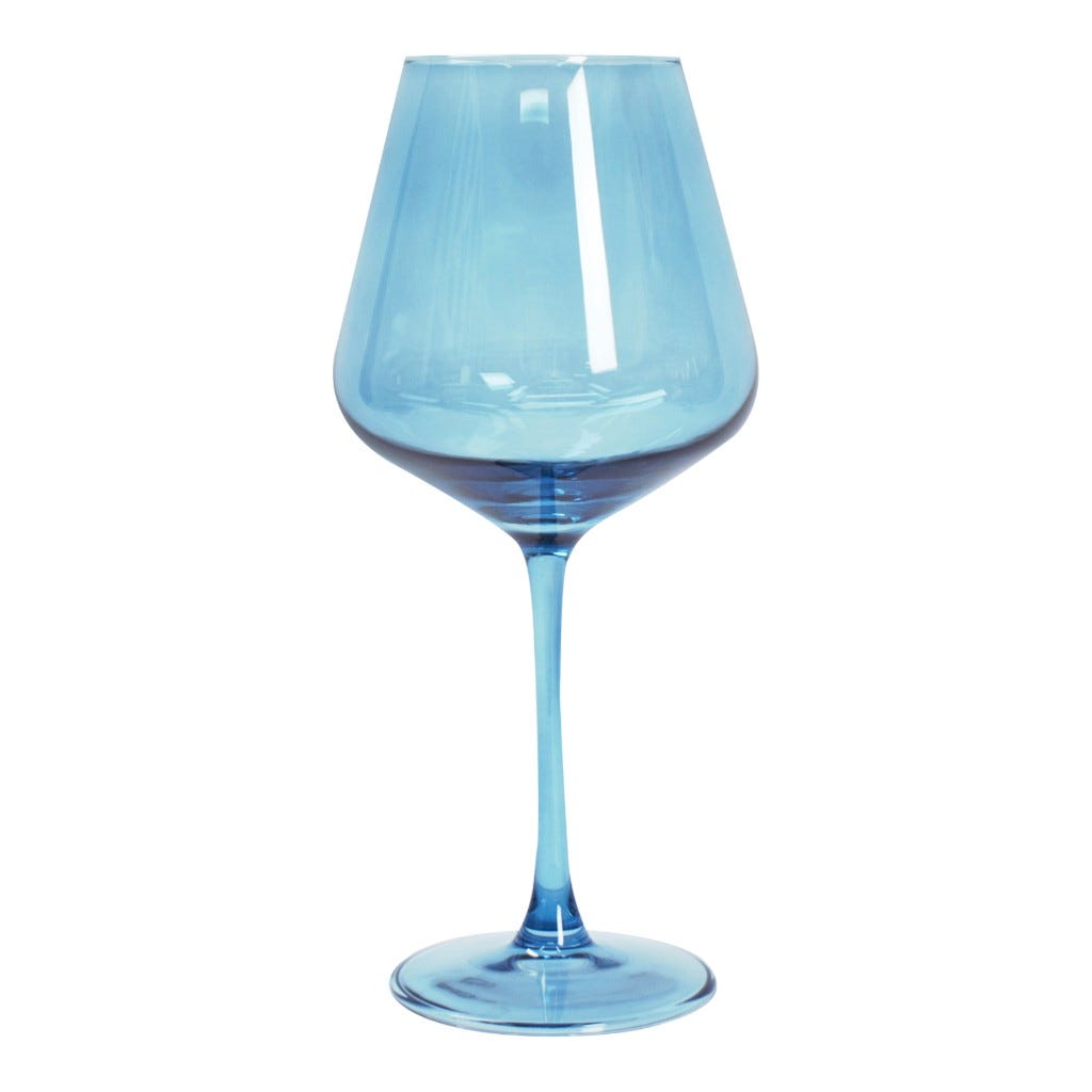 Copa De Vino Azul 560Ml