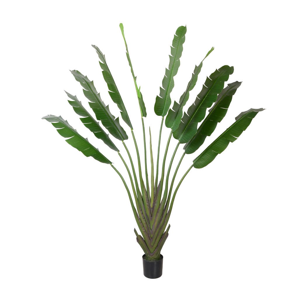  Árbol artificial de Banana en maceta