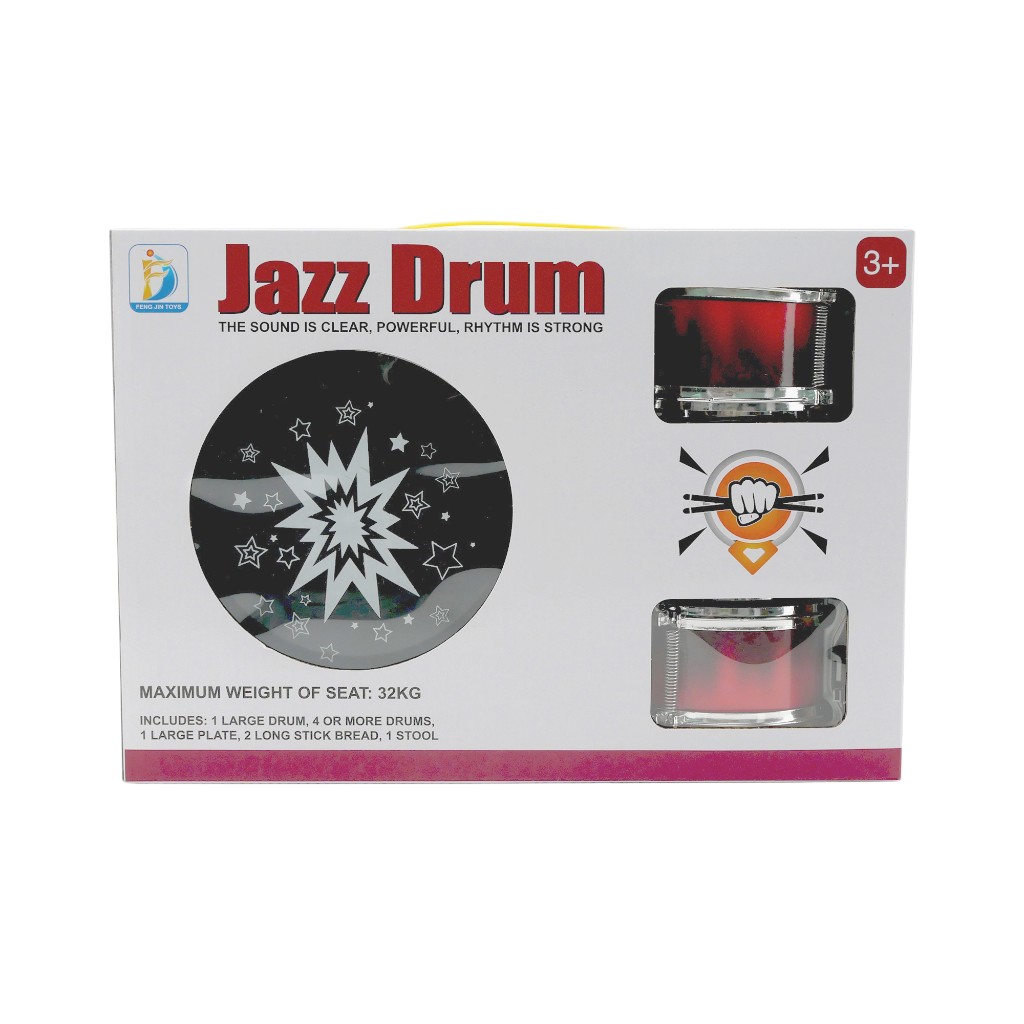 Set Mini Tambor De Jazz 36X13X25Cm