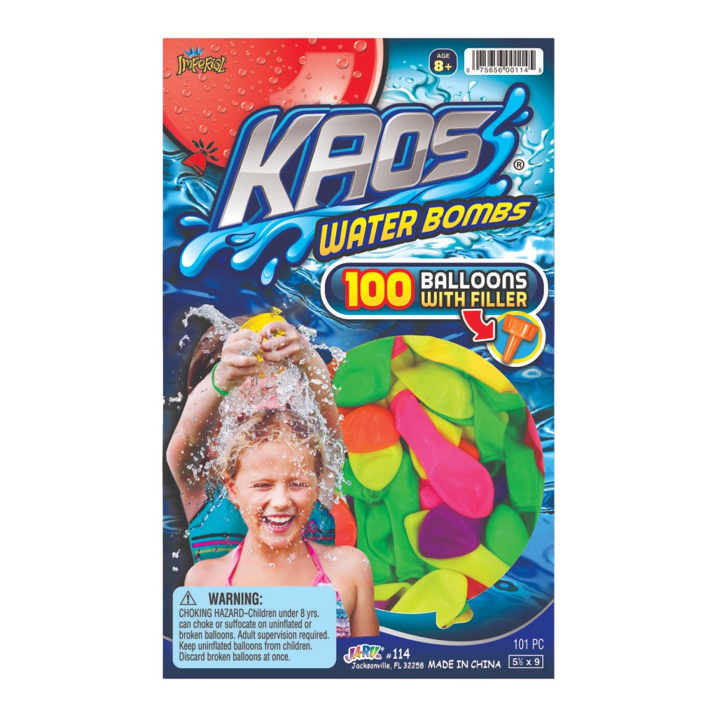 Ja-Ru Kaos Bombas De Agua 100 Balones