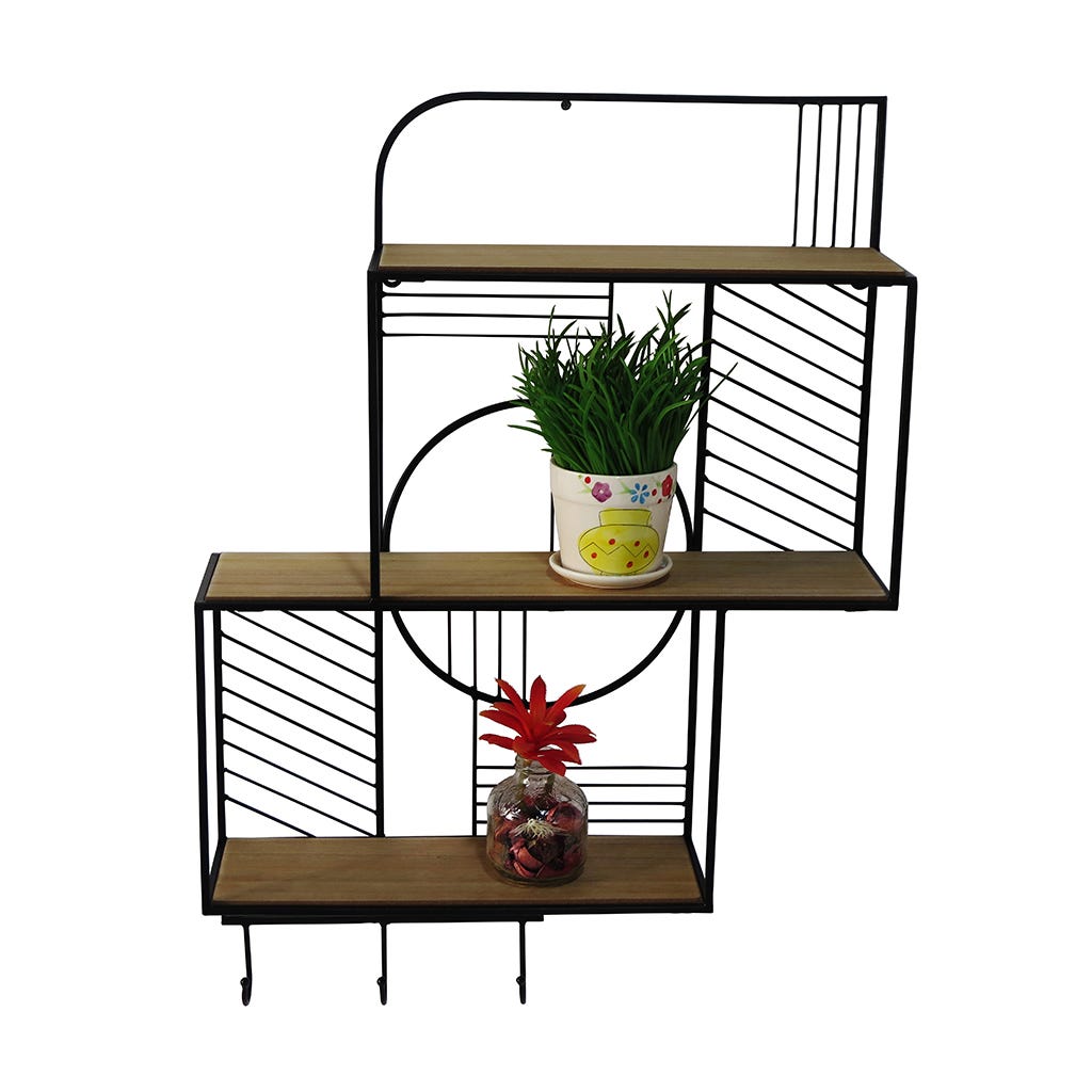 Estantería de pared decorativo con 3 niveles