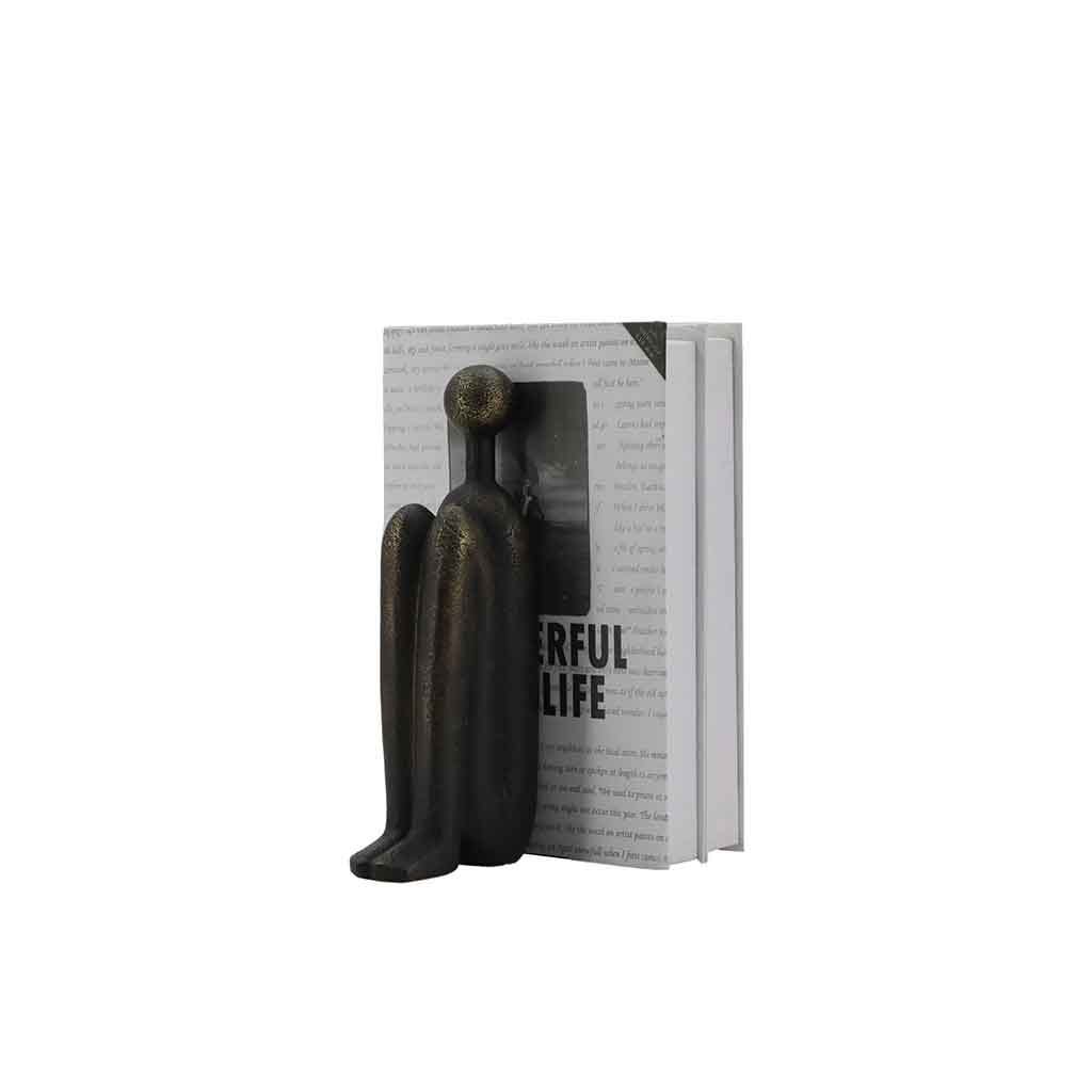 Sujeta libros de escultura humana set de 2 piezas