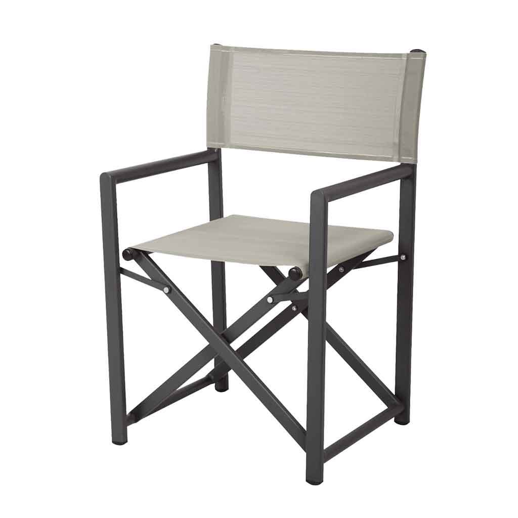Silla Director Zina 55X45X87Cm Gris