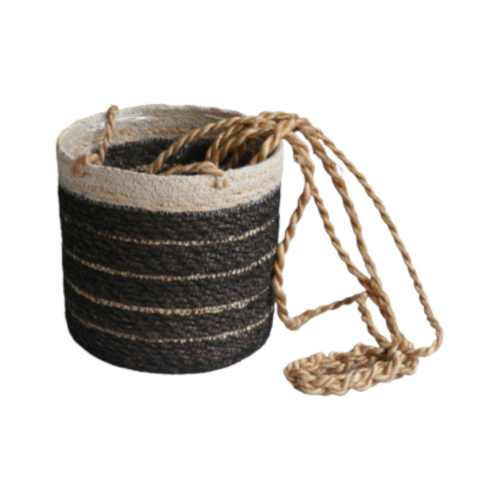 Colgador Para Maceta Negro 16X16Cm