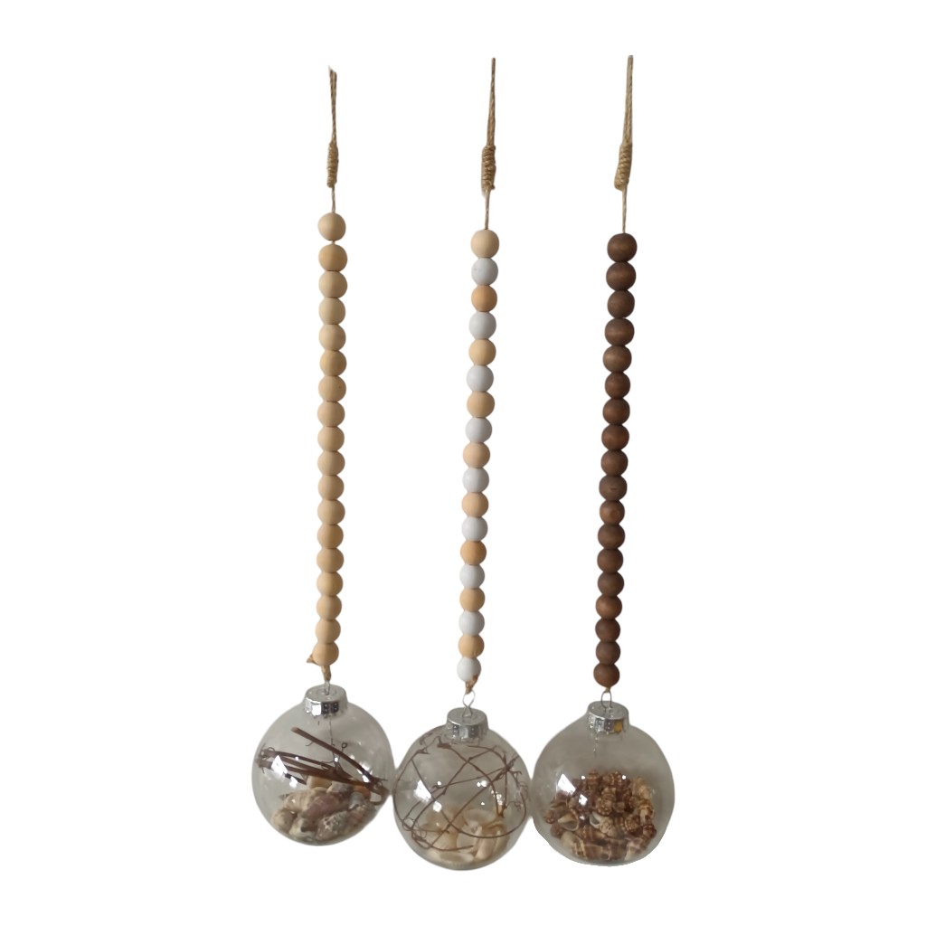 Decoración Colgante De Concha 10x10x50cm