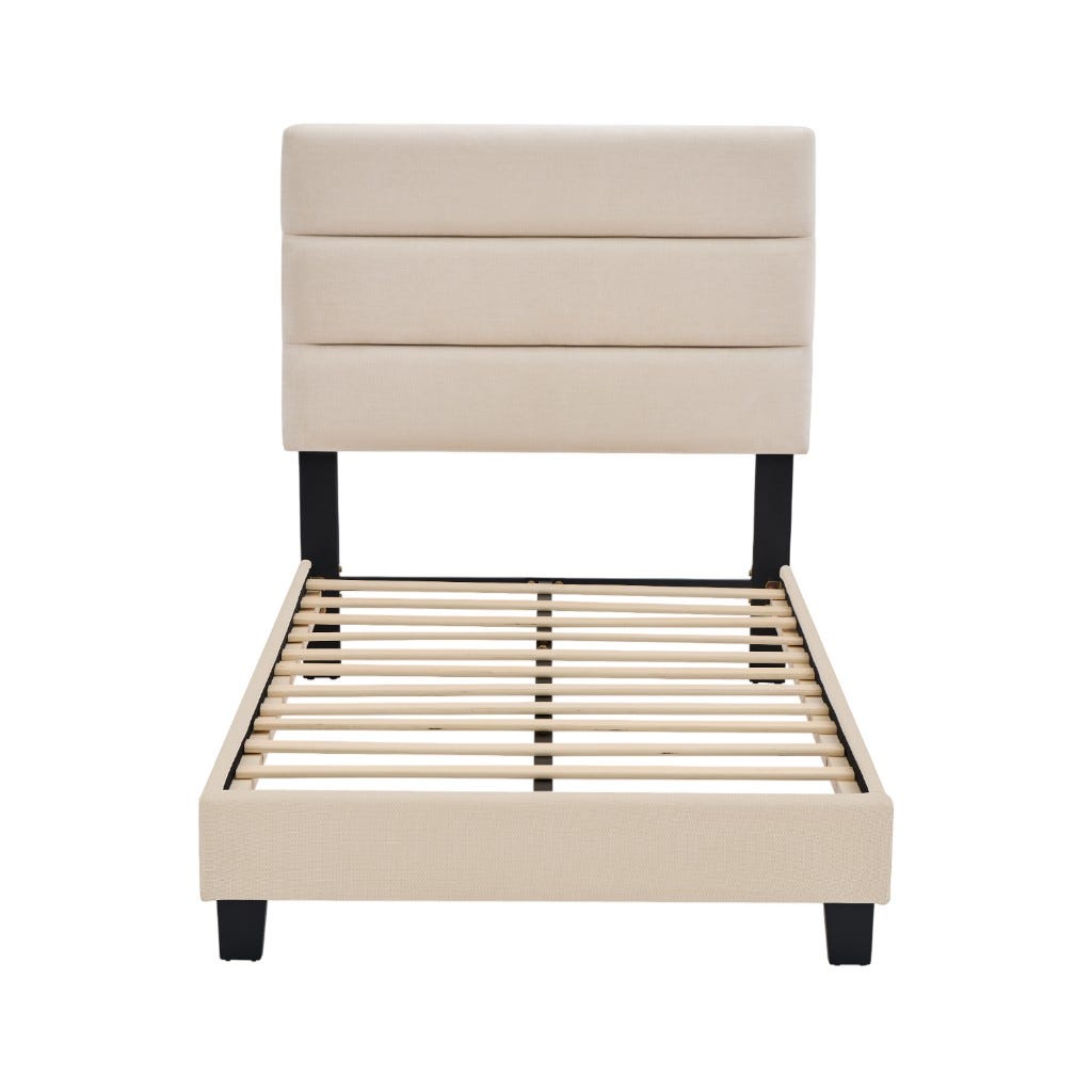 Base De Cama Individual Beige Ametsa 200X109X118Cm