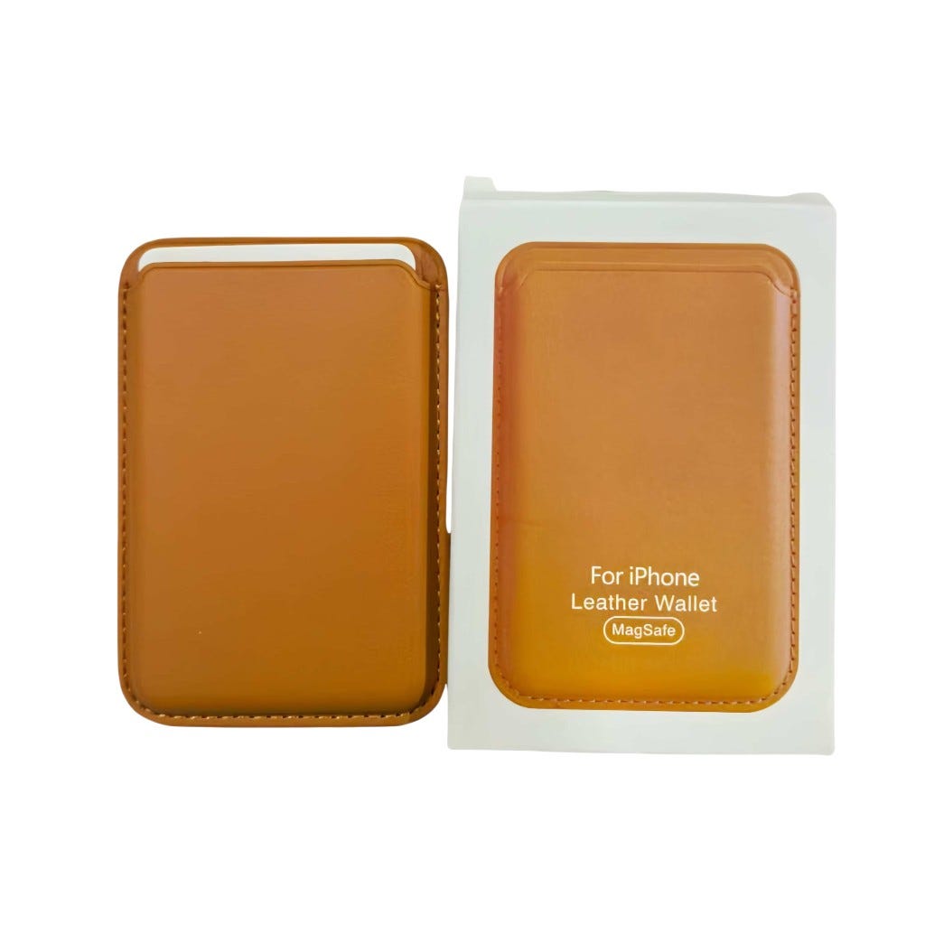 Cartera Magnética De Cuero Para Iphone
