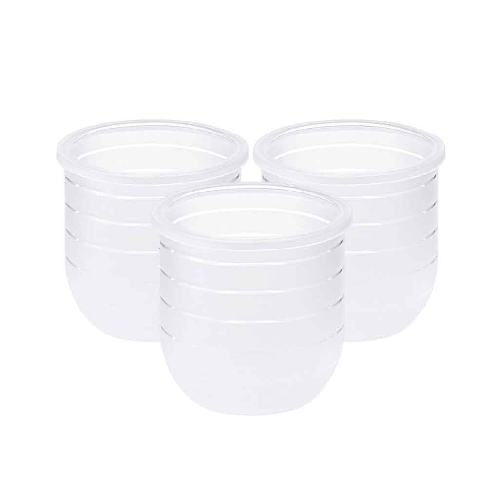 Bolsa de repuesto de silicona reutilizable 3pcs