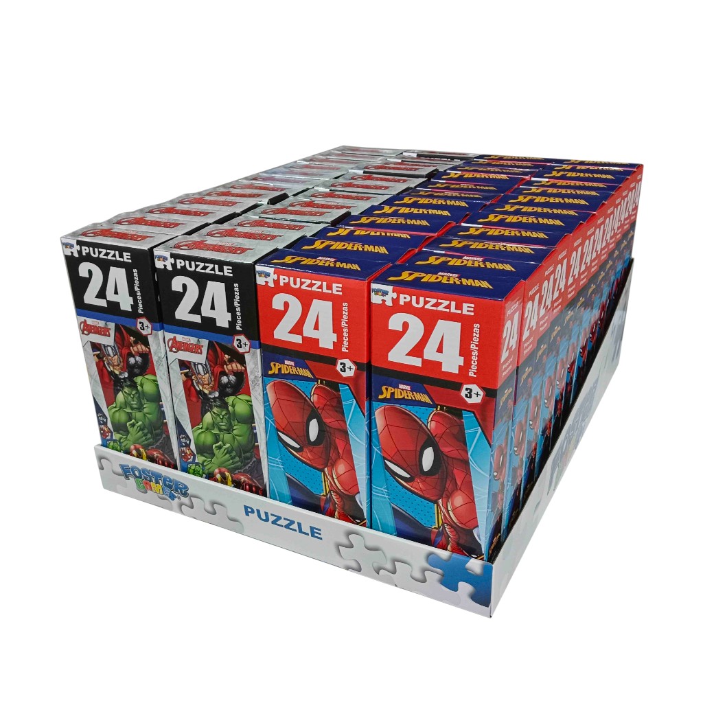 Foster Games Rompecabezas Spiderman & Avengers Surtido 48pzs
