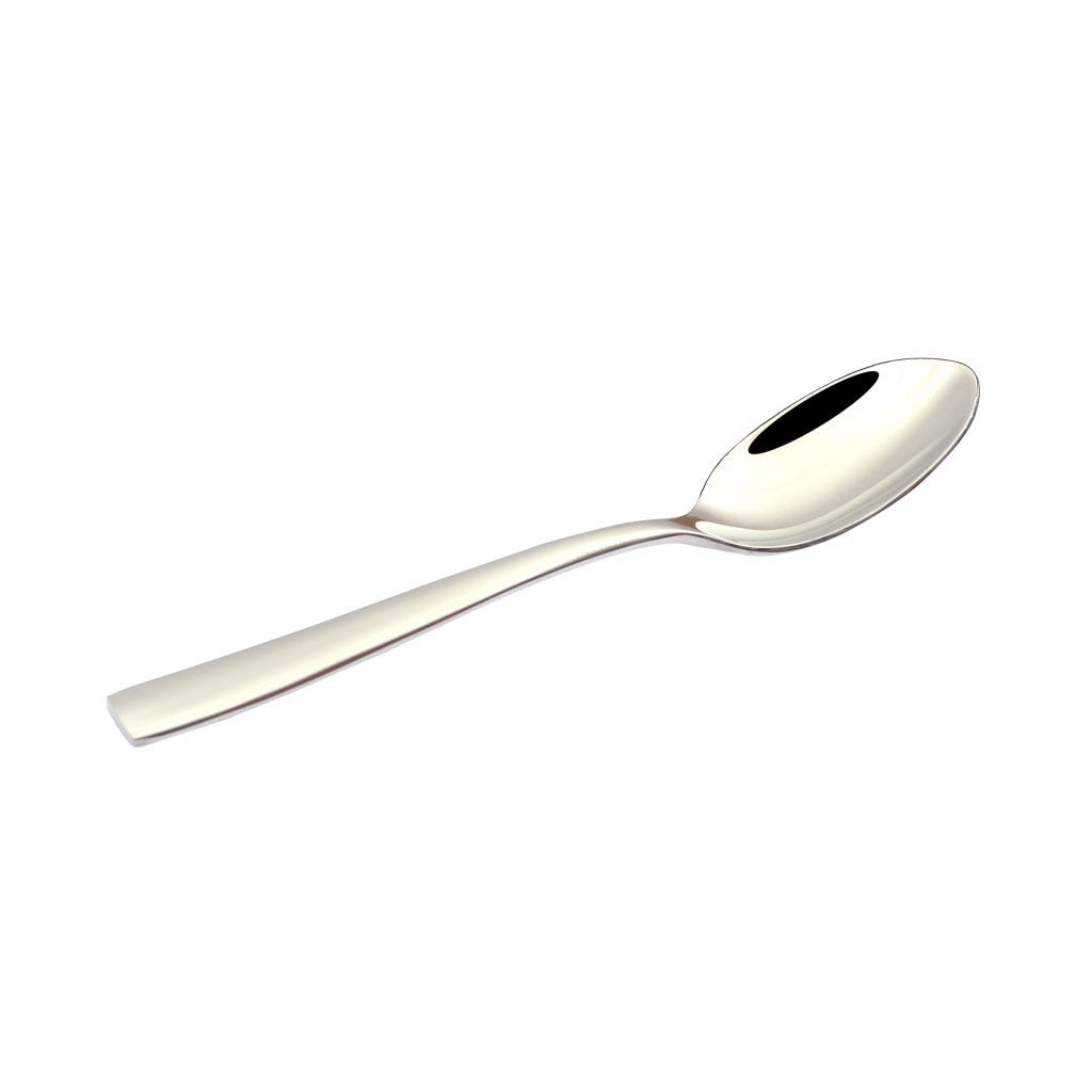 Cuchara de TE individual plateado con mango simple