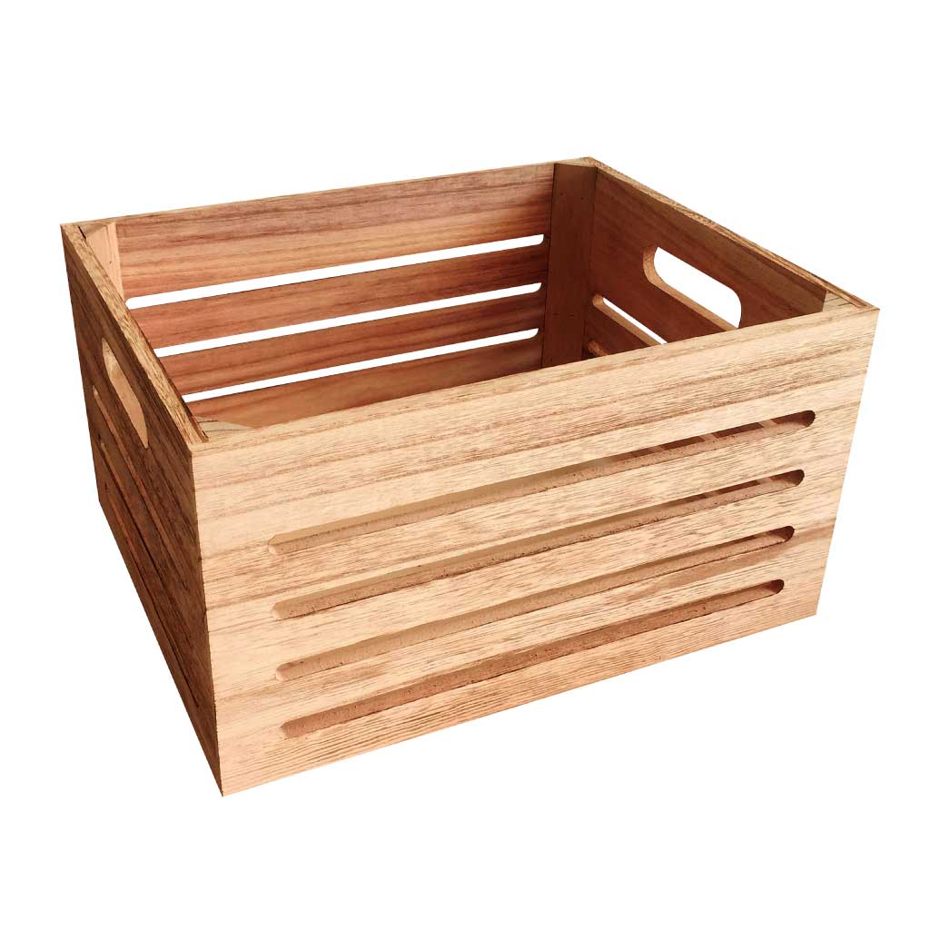 Cesta Beige de Madera