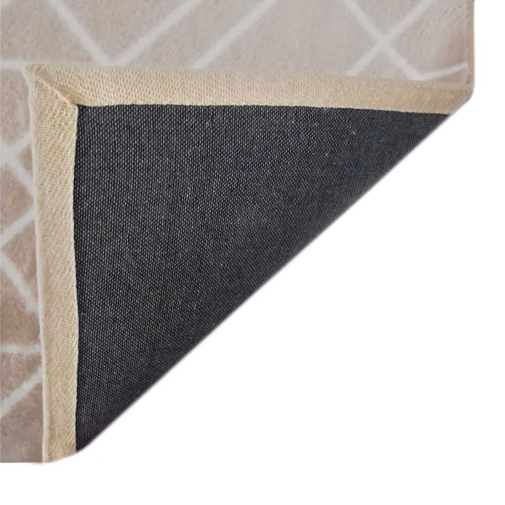 Alfombra Beige de Poliéster 