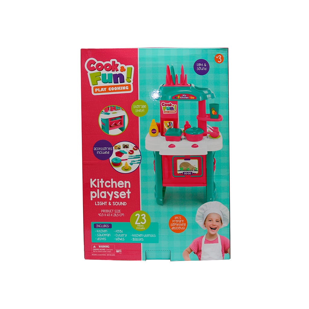 Juego De Cocina Grande Cook & Fun 23 Pzas