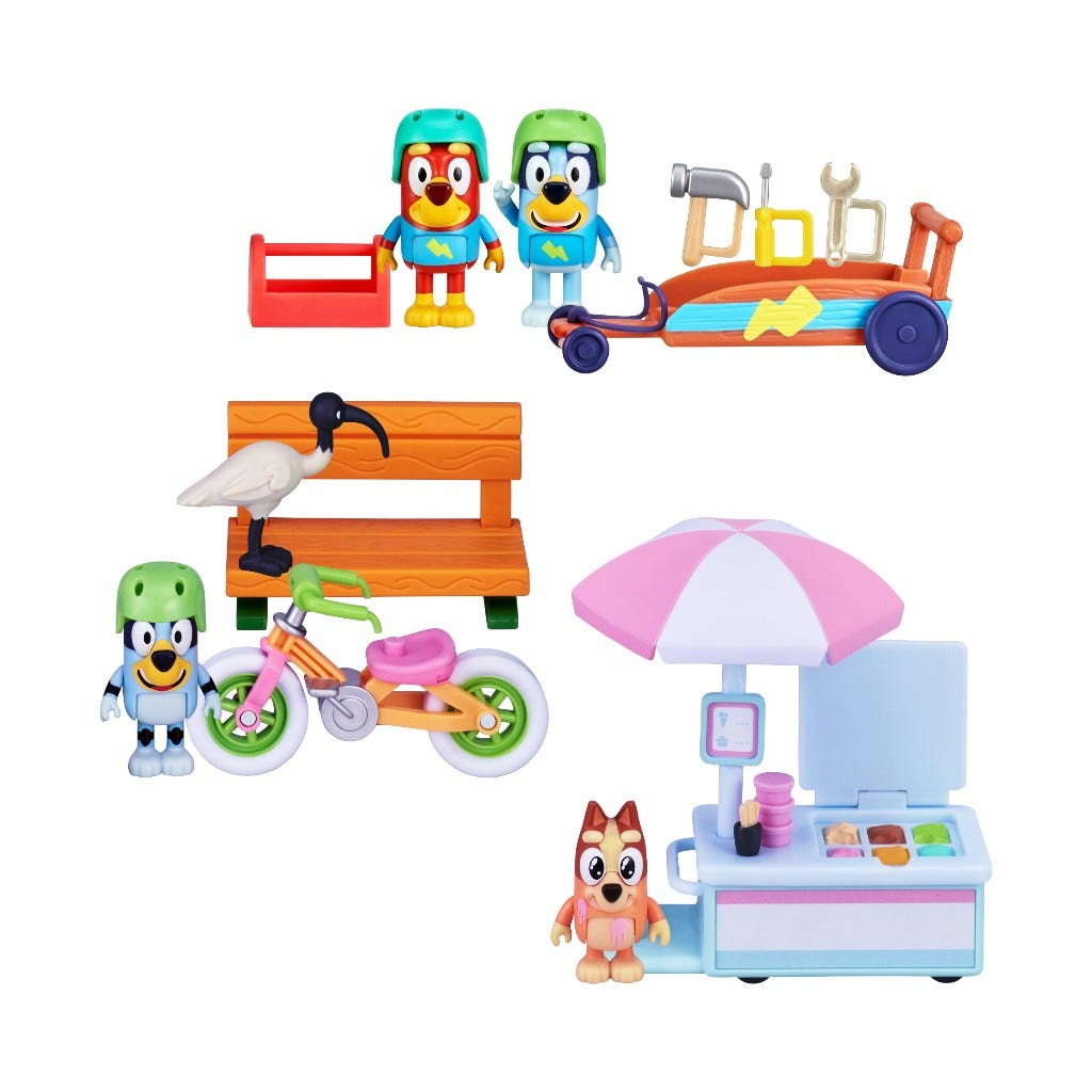 Bluey Vehículo Con Figura Surtido