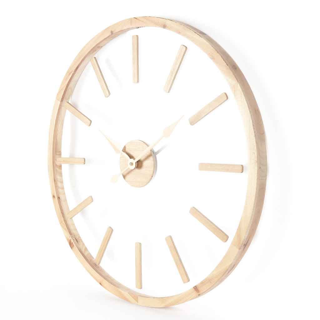 Reloj de pared natural 60X60X3.5CM