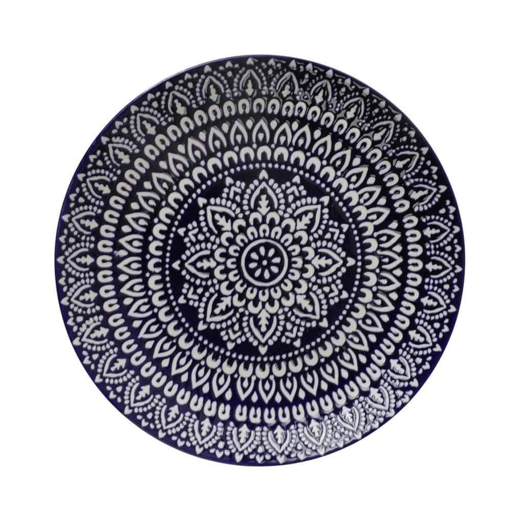 Bandeja De Servir Azul 30cm