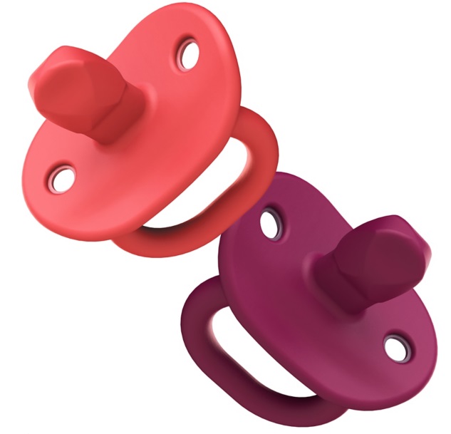 Juego De Chupetes Rosa (2 Piezas)