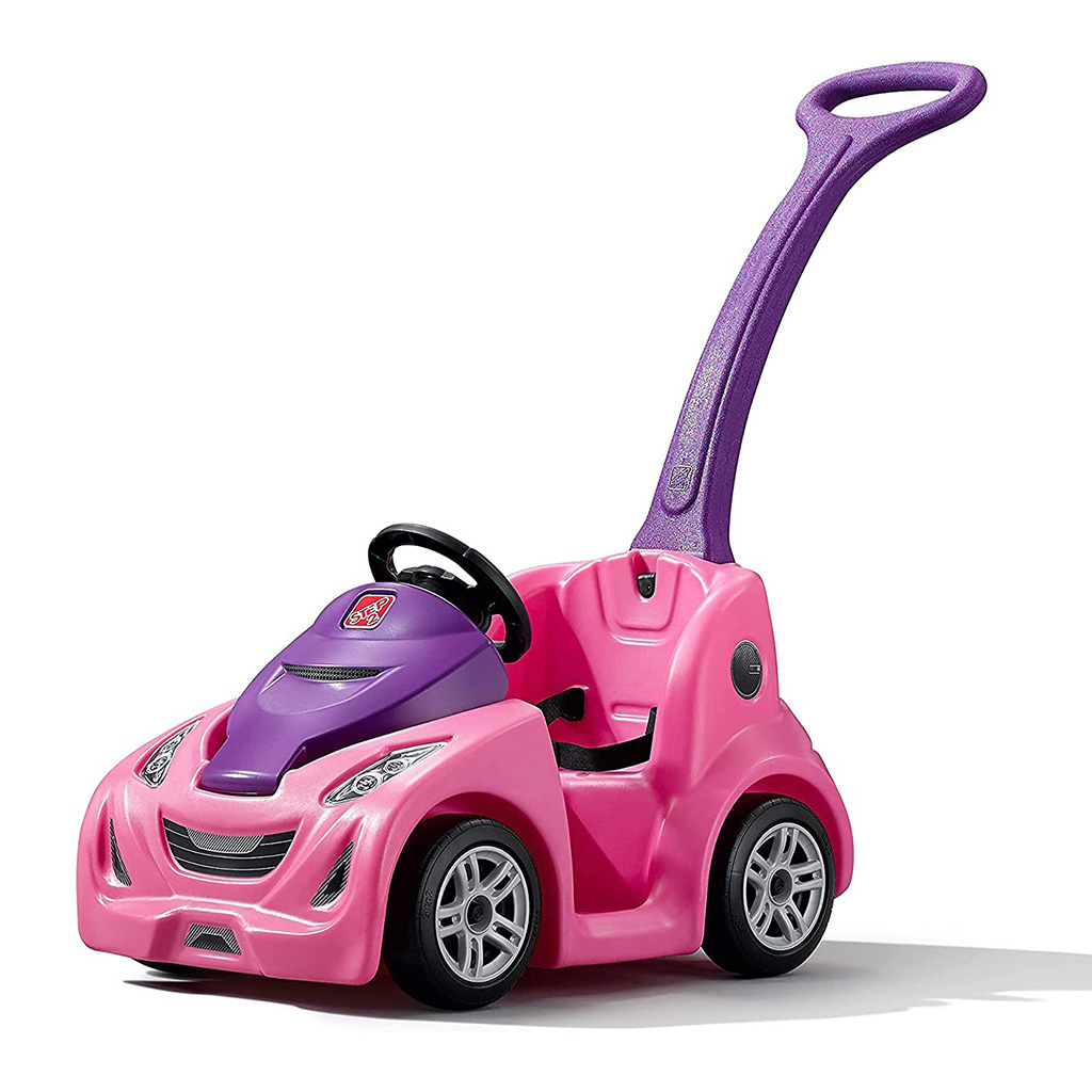 Coche para niños rosado Step2