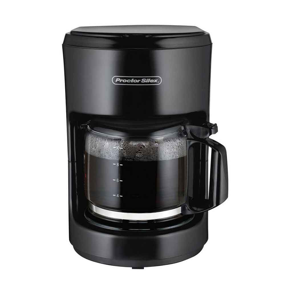 Cafetera 10 Tazas Proctor Silex Negra